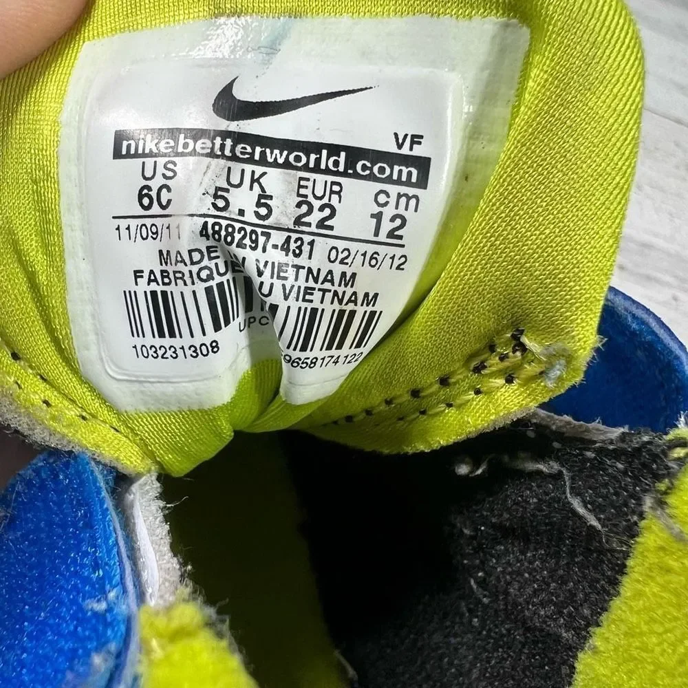 Nike air diamond turf kids 6‎